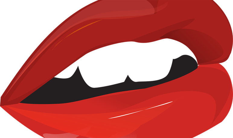 La Boca Clipart - Cartoon Mouth With Teeth - Png Download (772x456), Png Download