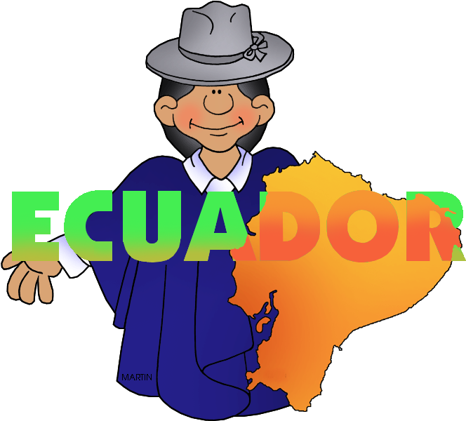 Ecuador Map - Cartoon Clipart (691x636), Png Download