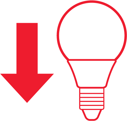 Uselessenergy Lowerbill - Led Lamp Clipart (768x420), Png Download