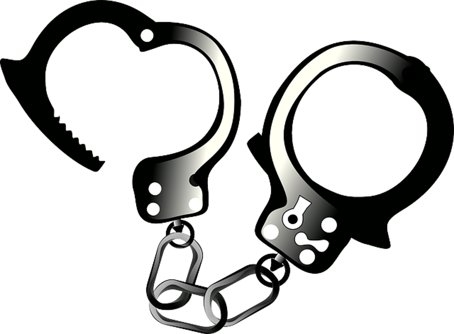 Open Handcuffs Clipart - Png Download (900x663), Png Download