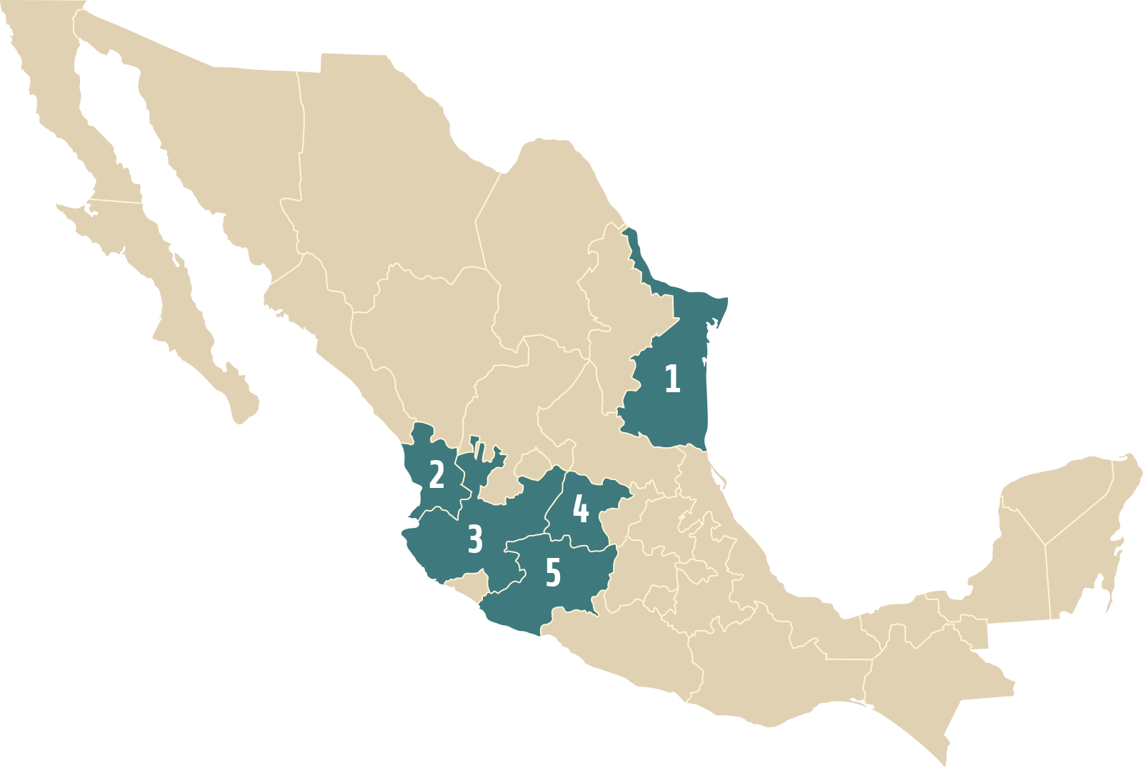 Agave Map - Mezcal - Black Square Sticker 3" X 3" Clipart (1600x1075), Png Download