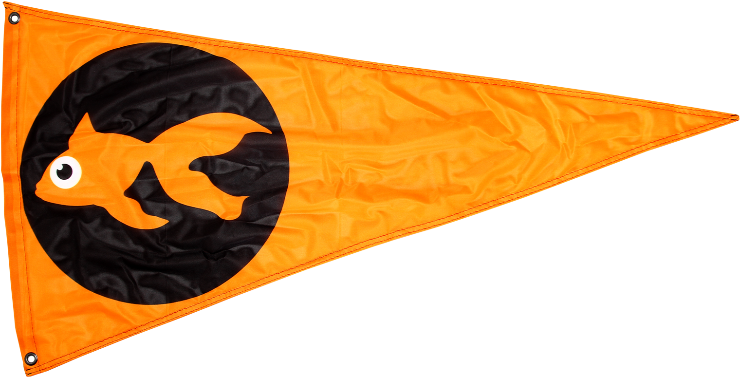 Goldfish Flag Clipart (1600x1600), Png Download