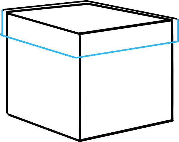 How To Draw Christmas Present - Drawing Ribbon Bow Clipart Black And White - Png Download (680x678), Png Download