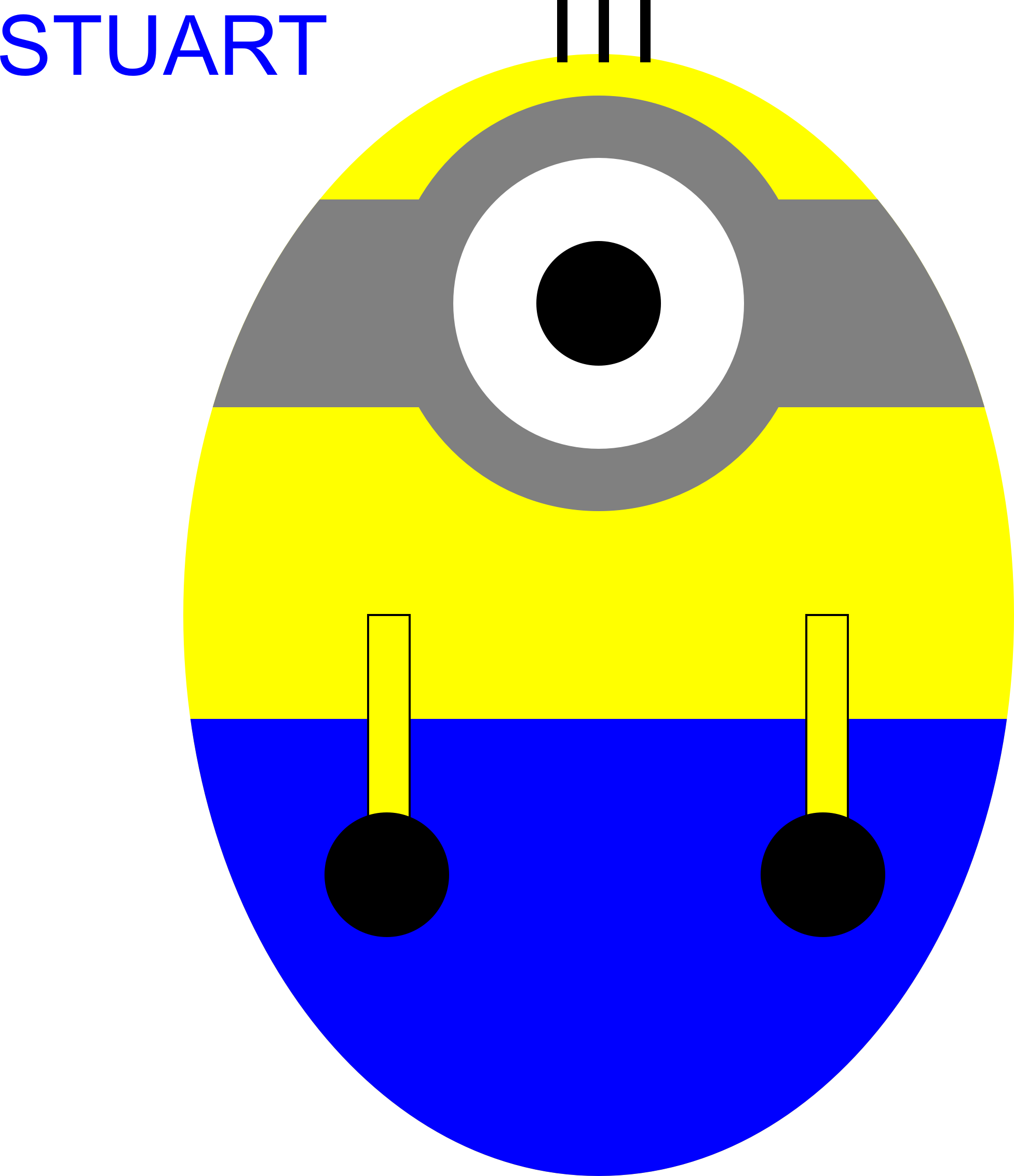 The Minion Clipart (1953x2264), Png Download