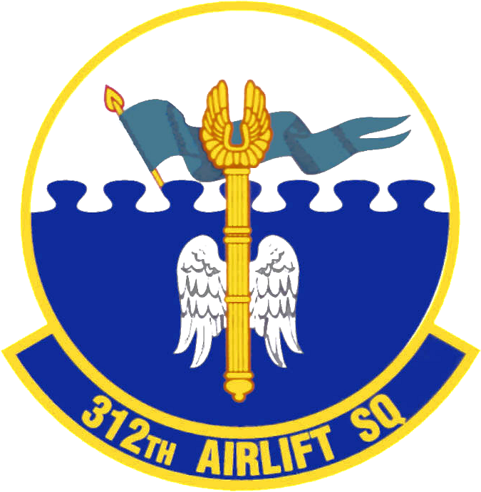312 Airlift Squadron Clipart (675x691), Png Download