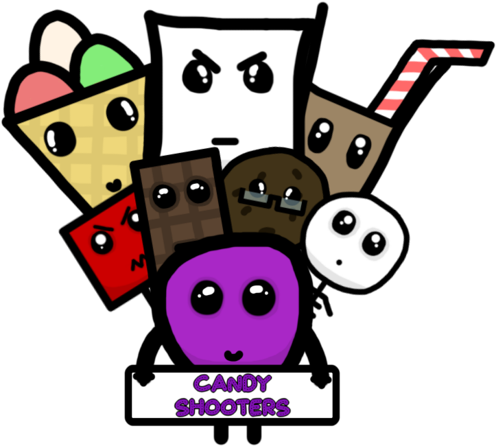 Candy Shooters Clipart (1600x675), Png Download
