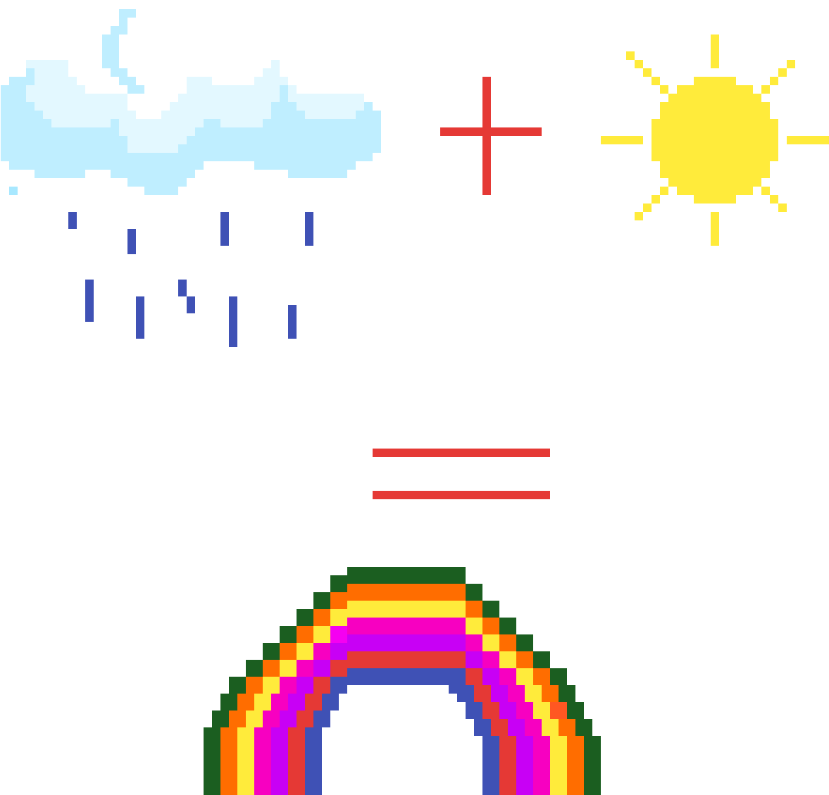 Rain Sun = Rainbow Clipart (1200x1200), Png Download