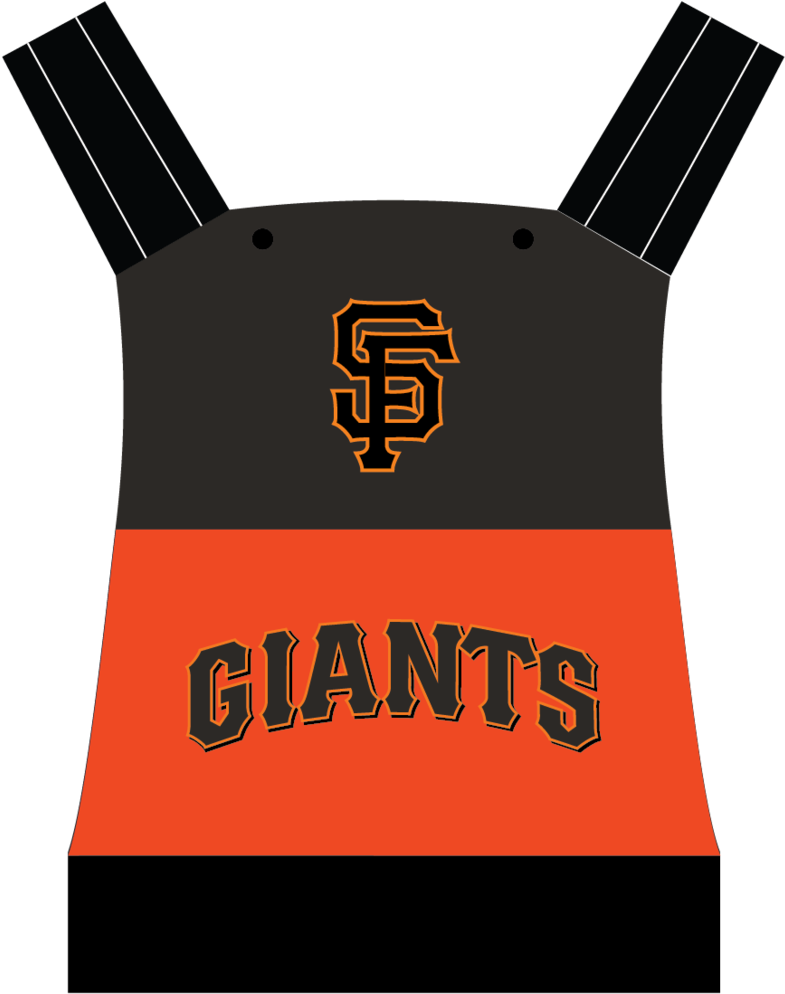 Kb Carrier - Sf Giants - Custom $109 - Logos And Uniforms Of The New York Giants Clipart (809x1023), Png Download
