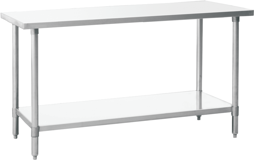 Stainless Steel Work Tables With Undershelf 24 Inch - Roughneck Stainless Steel Work Table - 48 Inch W X Clipart (903x608), Png Download