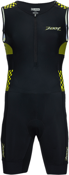 M Performance Tri Racesuit - Zoot Performance Tri Racesuit Men Volt Checkers Clipart (900x900), Png Download