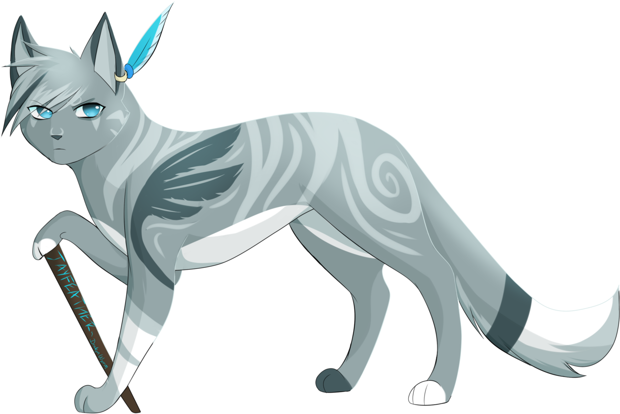 Clipart Royalty Free Stock Anime Cats At Getdrawings - Warrior Cat Running Art - Png Download (1280x952), Png Download