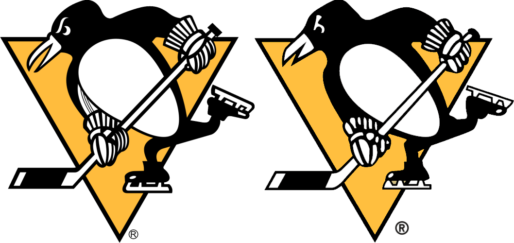 Loose Threads Alternates Adidas - Pittsburgh Penguins Logo 2016 Clipart (1058x500), Png Download