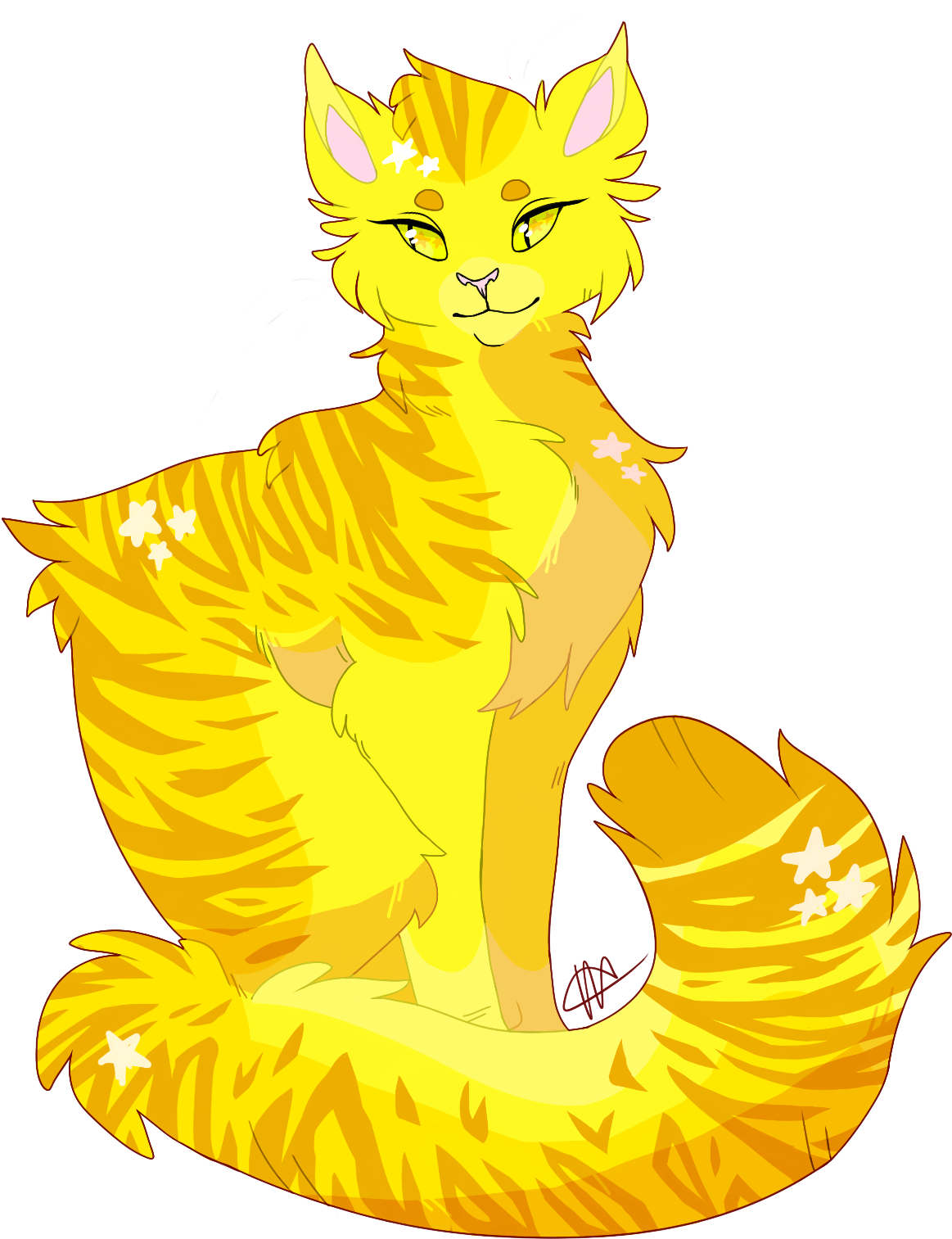 Warrior Cats - Warrior Cats Sunstar Clipart (1288x1648), Png Download