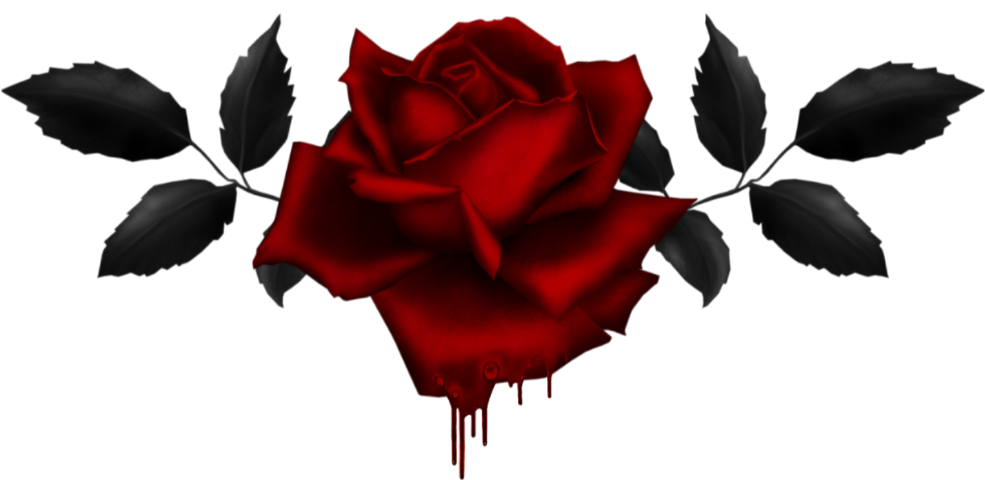Gothic Rose Clip Art - Png Download (985x480), Png Download