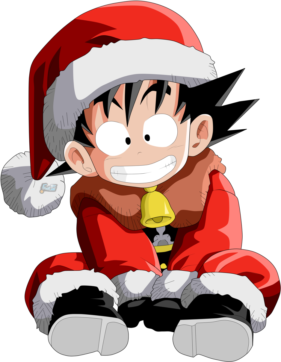 Kid Goku By Chronofz Clipart (1024x1304), Png Download