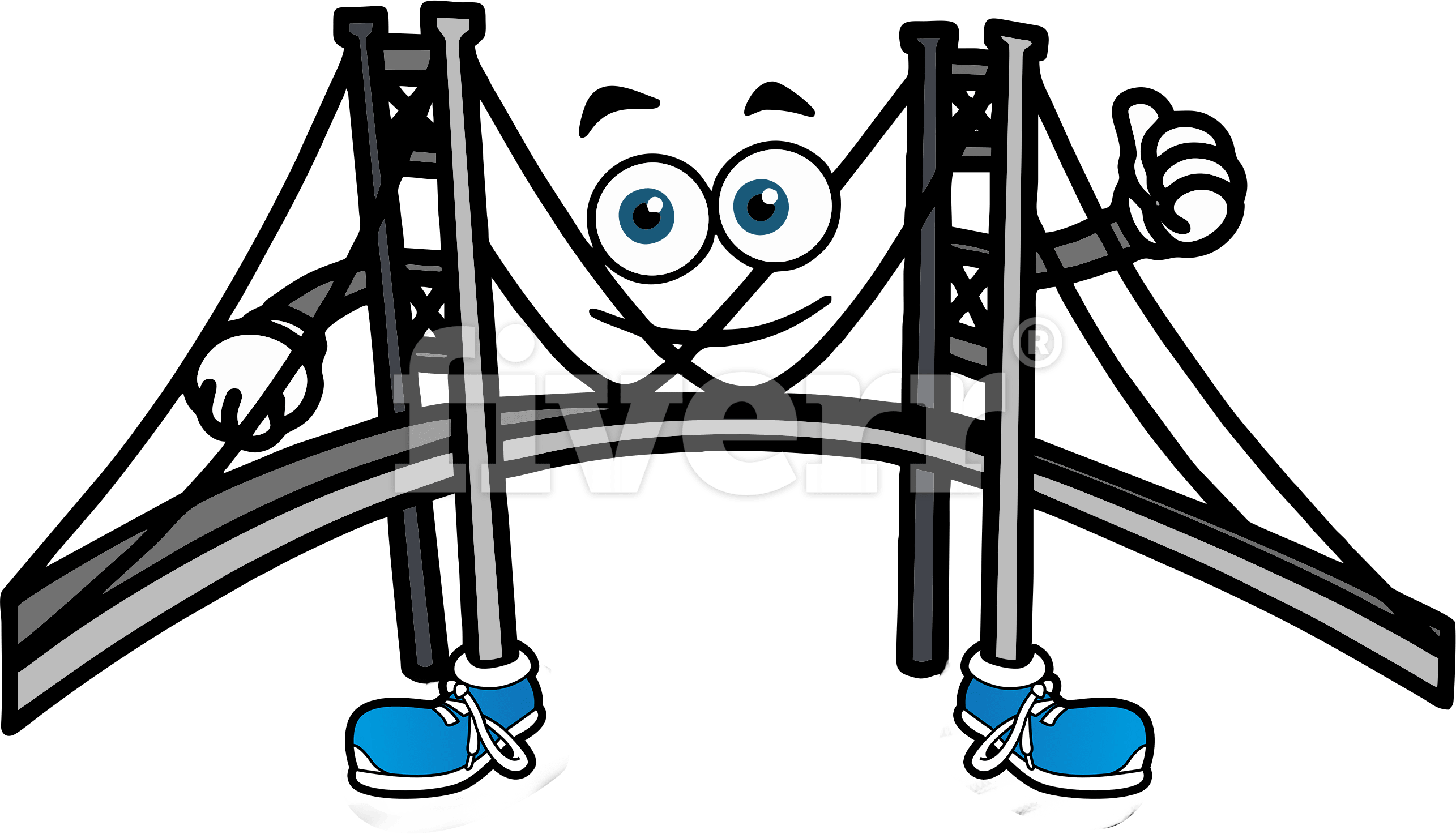 Graphic Transparent Draw A Cartoon By Jackdesign - Drawing Clipart (2571x1473), Png Download