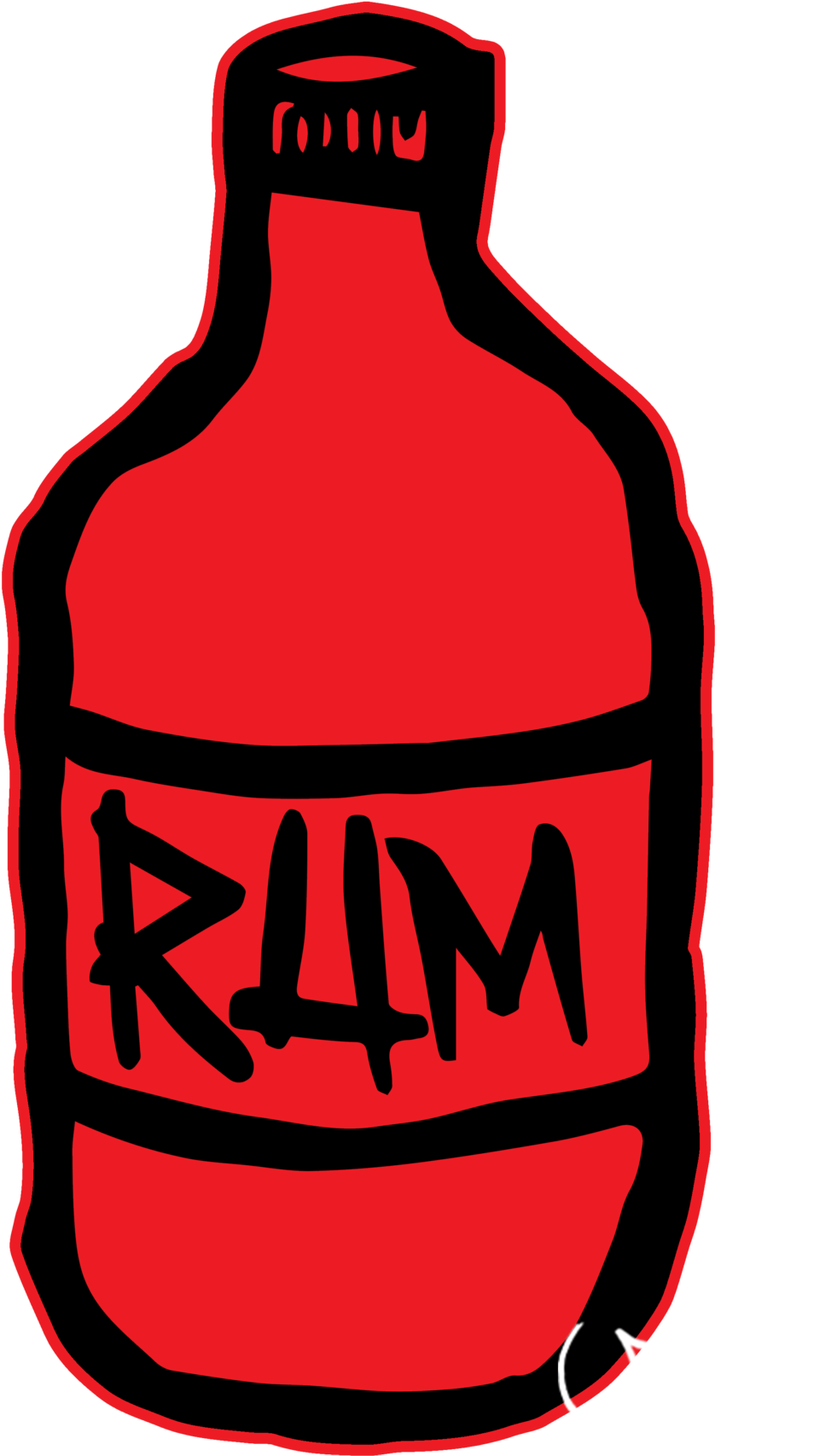 R - A - J - Original Red Rum Pullover Hoodie // Embroidery Clipart (2048x2048), Png Download