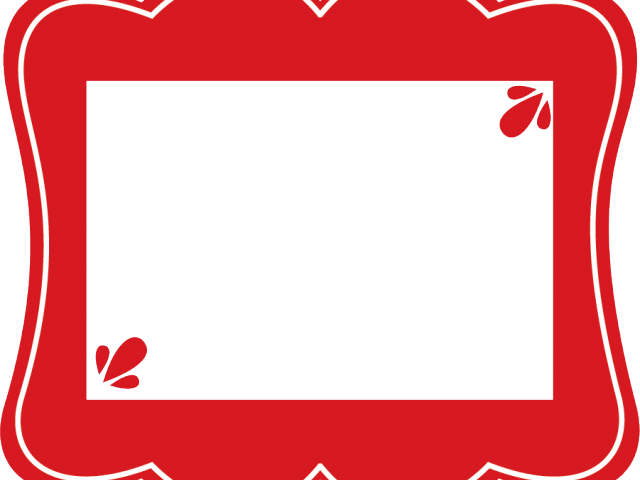 Frame Clipart Red - Clip Art - Png Download (640x480), Png Download