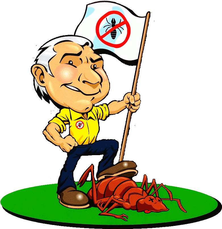 Cockroach Removal - Pest Control Cartoon Clipart (796x803), Png Download