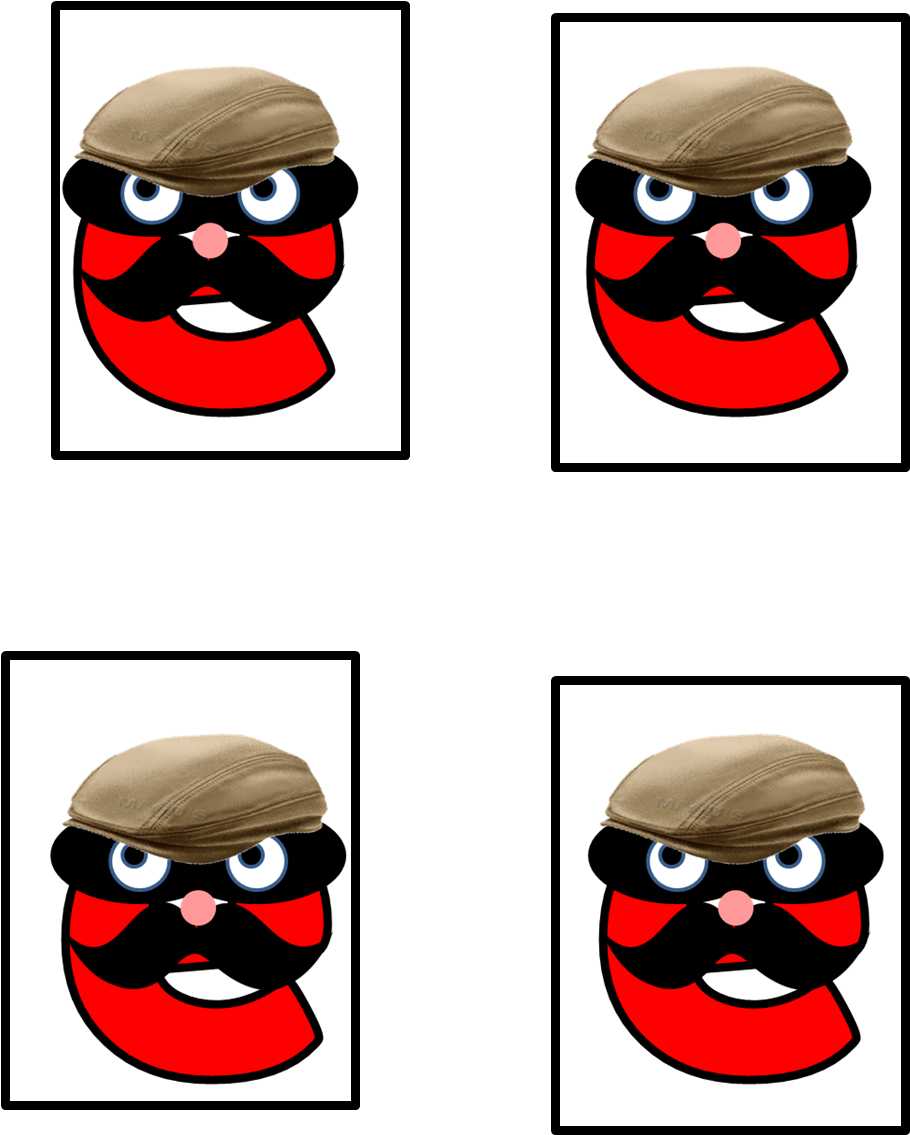 Cut Out And Make Stick Puppets For "add An E Game Included - Sneaky E Clipart (1494x1524), Png Download