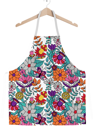 Bright Flowers ﻿classic Sublimation Adult Apron - Lively Gardens Of Saint Petersburg Placemats (set Of Clipart (580x580), Png Download