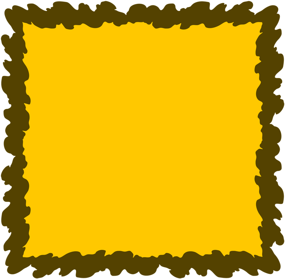 Yellow Frame Background, Backgrounds Textures - Portable Network Graphics Clipart (982x960), Png Download