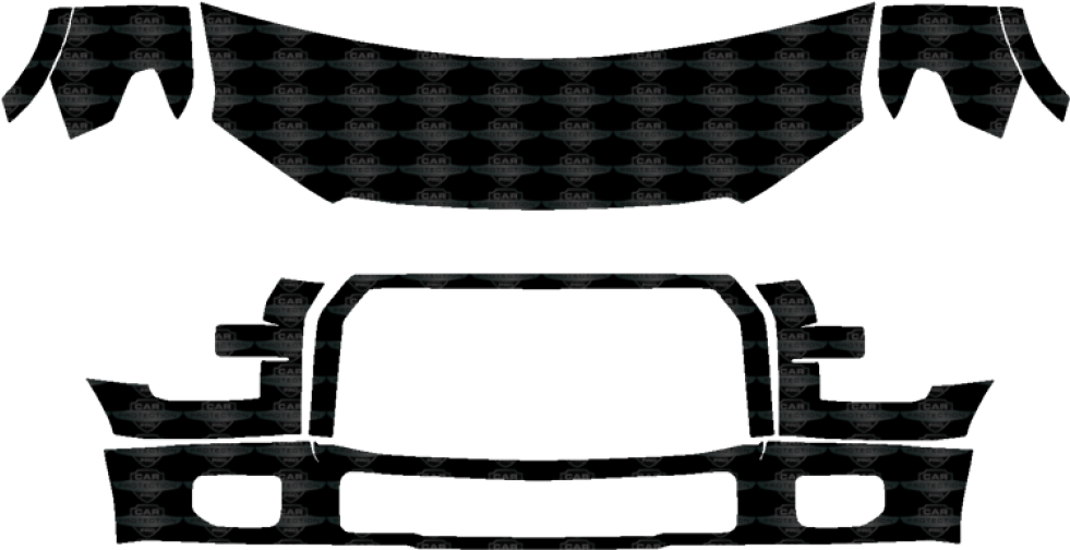 2015 2017 Ford F 150 Lariat 3m Clear Bra Deluxe Paint - 2017 Ford F-150 Xl Clipart (980x700), Png Download