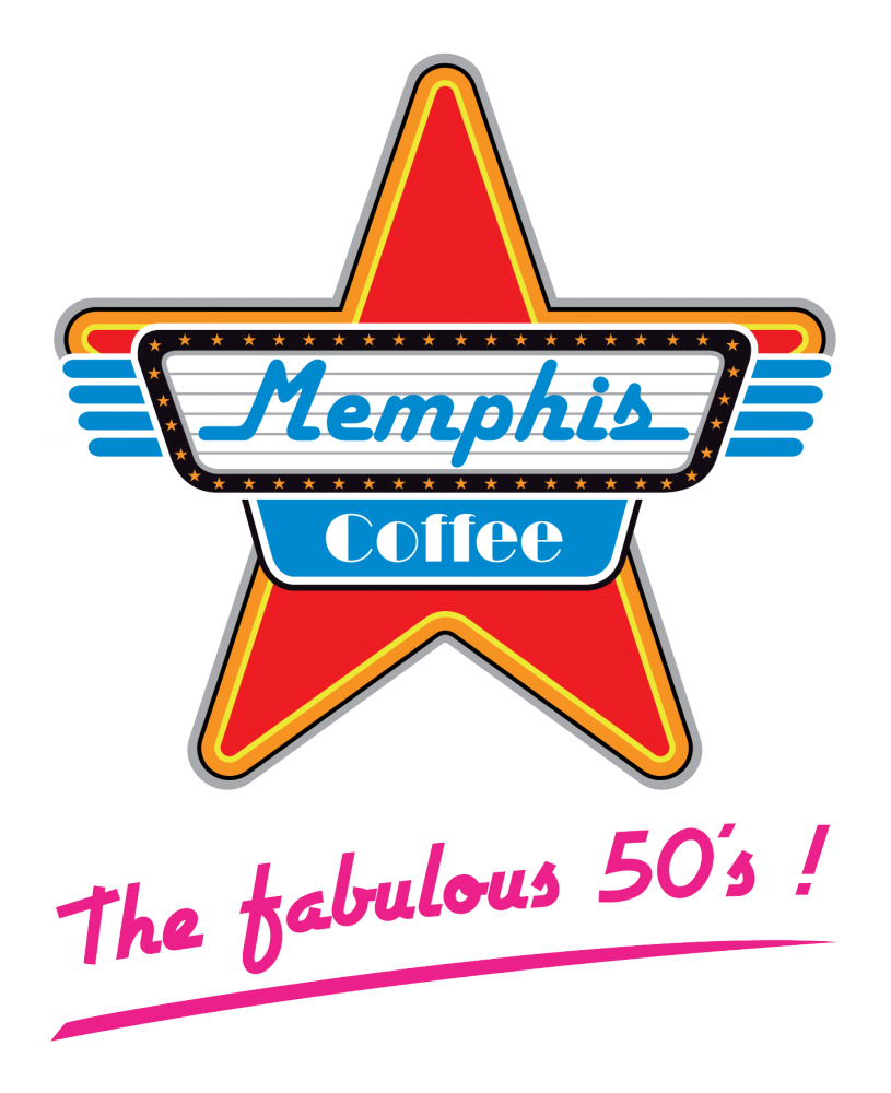 Logo Quadri Halo - Memphis Coffee Logo Clipart (815x1000), Png Download