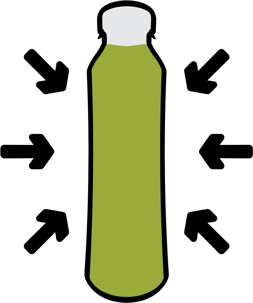 Bottles Undergo Hpp Clipart (1000x1309), Png Download
