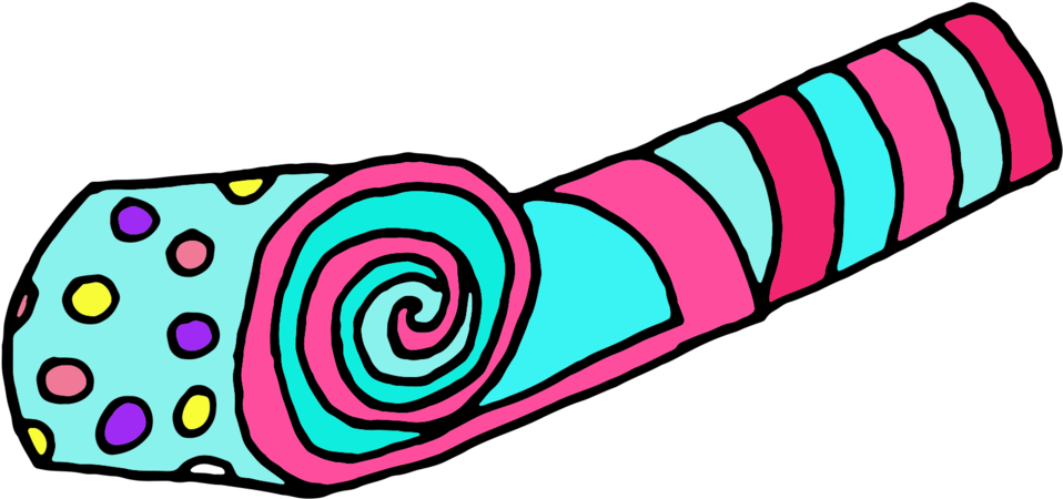 Download Party Blower Copy 2 - Party Horn Clipart (#1876678) - PinClipart