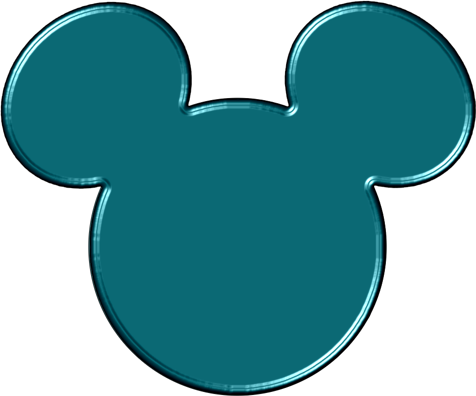 Colored Mickey Heads Transparent Clipart - Full Size Clipart (#1876710