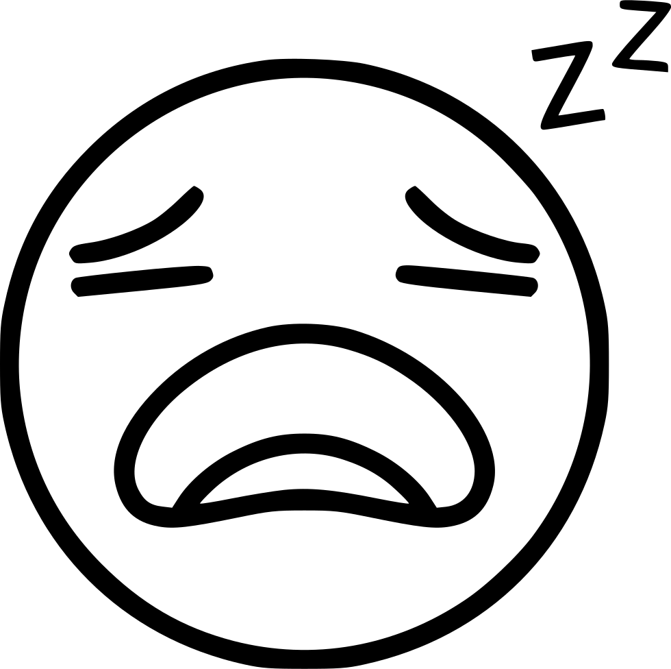 Sleepy Comments - Icon Clipart (980x976), Png Download