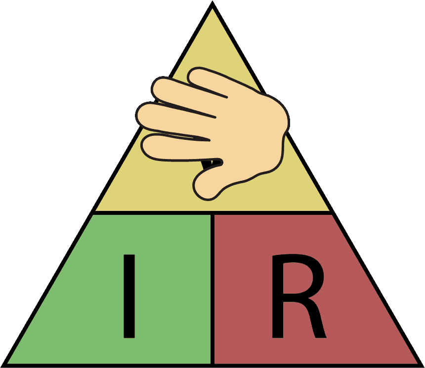 Ohms Law Triangle Hand V - Ohm's Law Example Clipart (860x745), Png Download