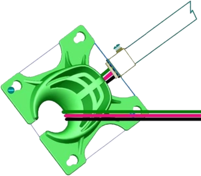 Rack A Tiers 40001 Wire Vortex Wire Pulling Guide Products - Rack-a-tiers 40001 Wire Vortex Clipart (680x682), Png Download