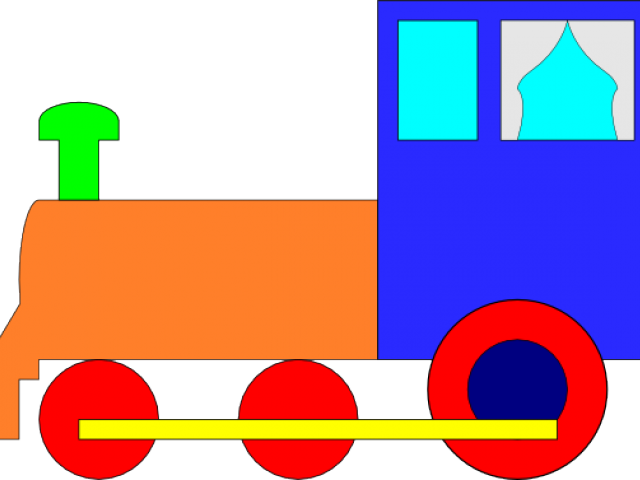 Simple Clipart Train - Clip Art - Png Download (640x480), Png Download