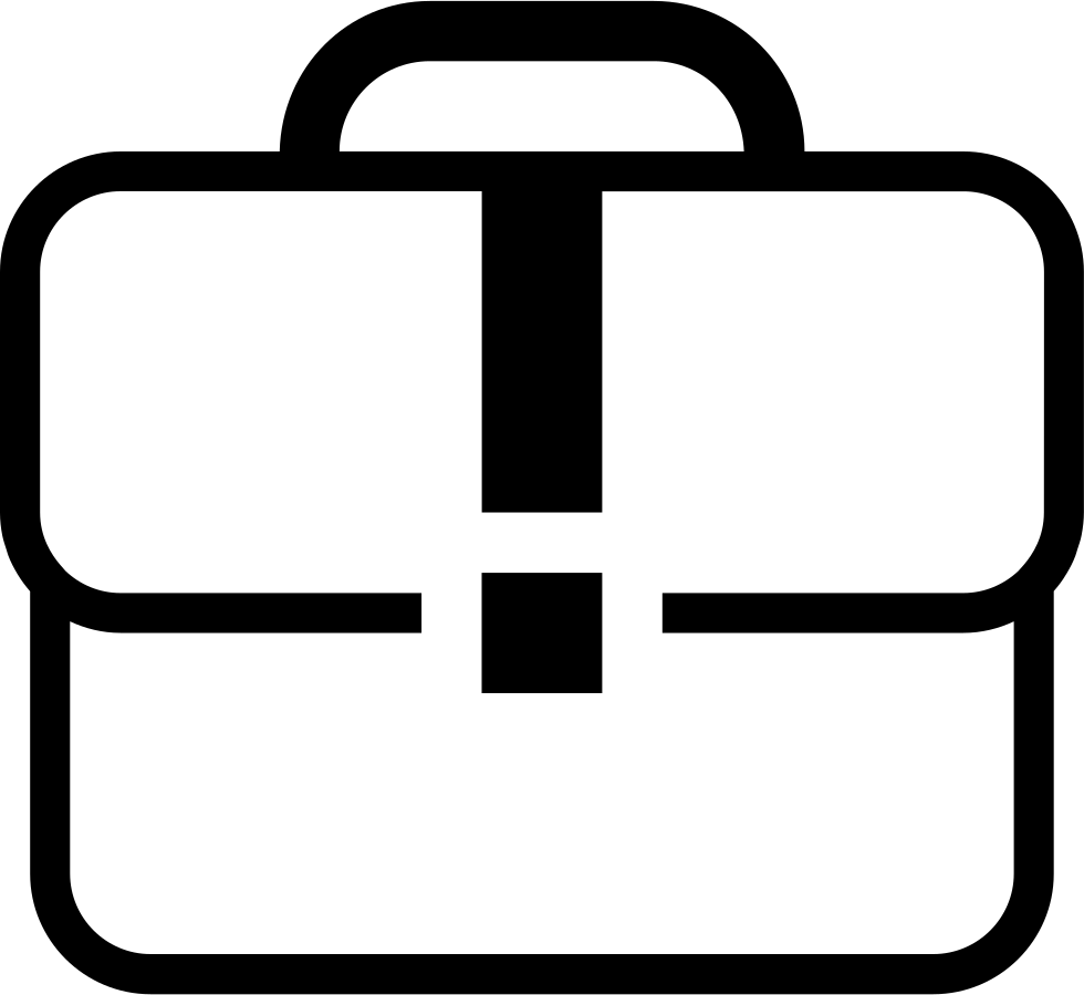 Png File - White Suitcase Icon Png Clipart (980x900), Png Download