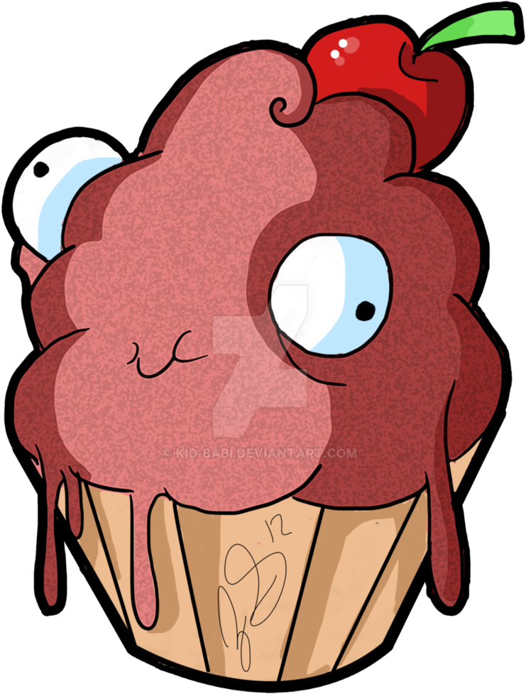 Cute Muffin Clipart (774x1032), Png Download