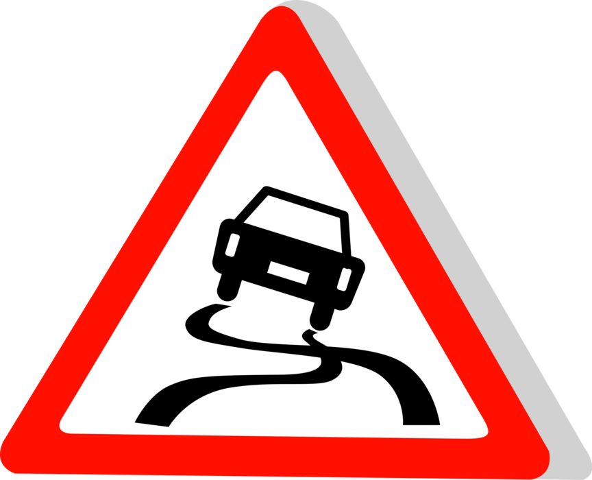 Clipart Royalty Free Library Eu Sign Slippery Illustration - Clipart Of Triangular Objects - Png Download (864x700), Png Download