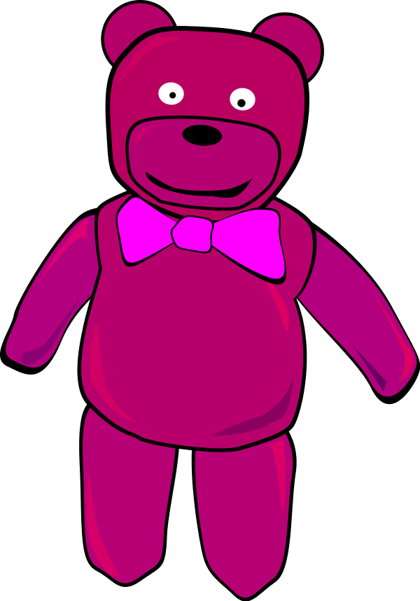 Vector Clip Art - Teddy Bear Clip Art - Png Download (600x857), Png Download