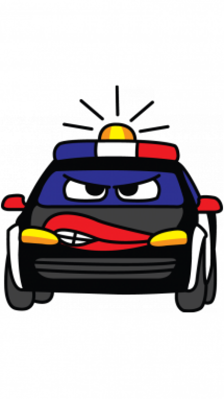 Taxi Drawing - Mobil Polisi Gif Clipart (450x799), Png Download