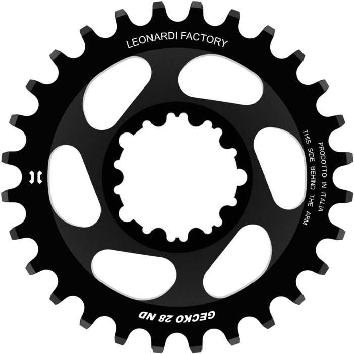 Chainring Sram Leonardi Store Gecko - Sram X1 1400 Crankset Without Bb - Black, 32t - 170mm Clipart (800x757), Png Download