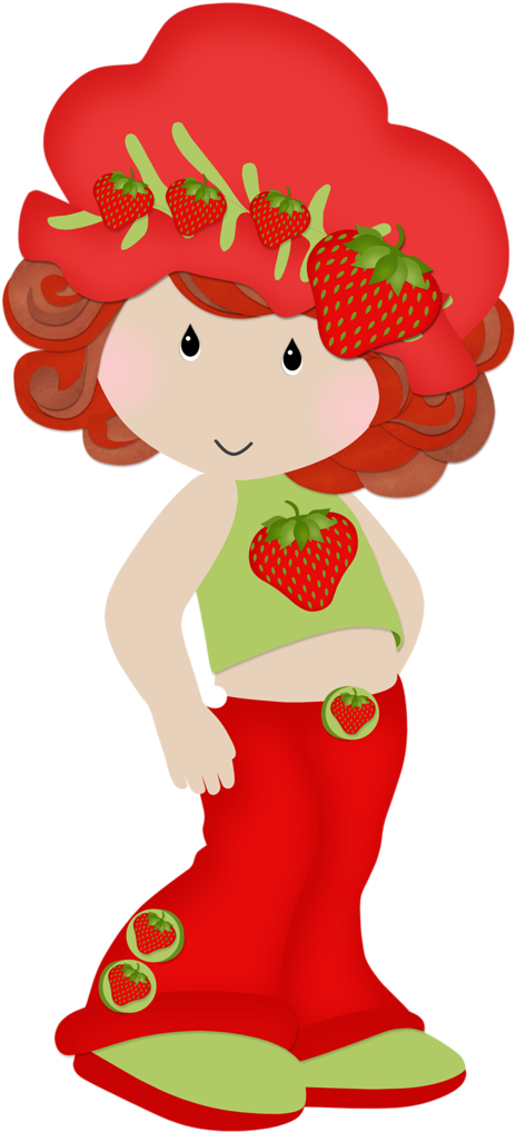 Strawberry Pie - Strawberry Shortcake Clipart (497x1024), Png Download