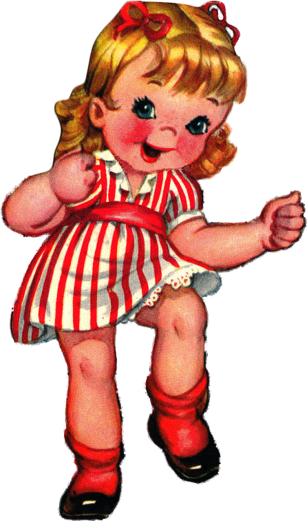 Retro Images, Vintage Pictures, Vintage Images, Vintage - Doll Clipart (481x755), Png Download