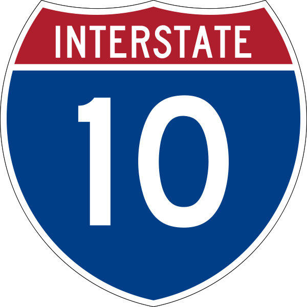 I Call The Stretch Of The I- 10 Between Blythe And Clipart (600x600), Png Download