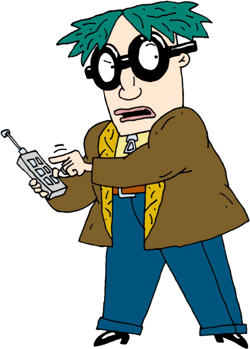 Simon - Aaahh Real Monsters Simon Clipart (870x1192), Png Download