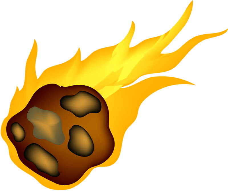 Galaxy Clipart Kindergarten Science - 卡通 陨石 - Png Download (800x672), Png Download