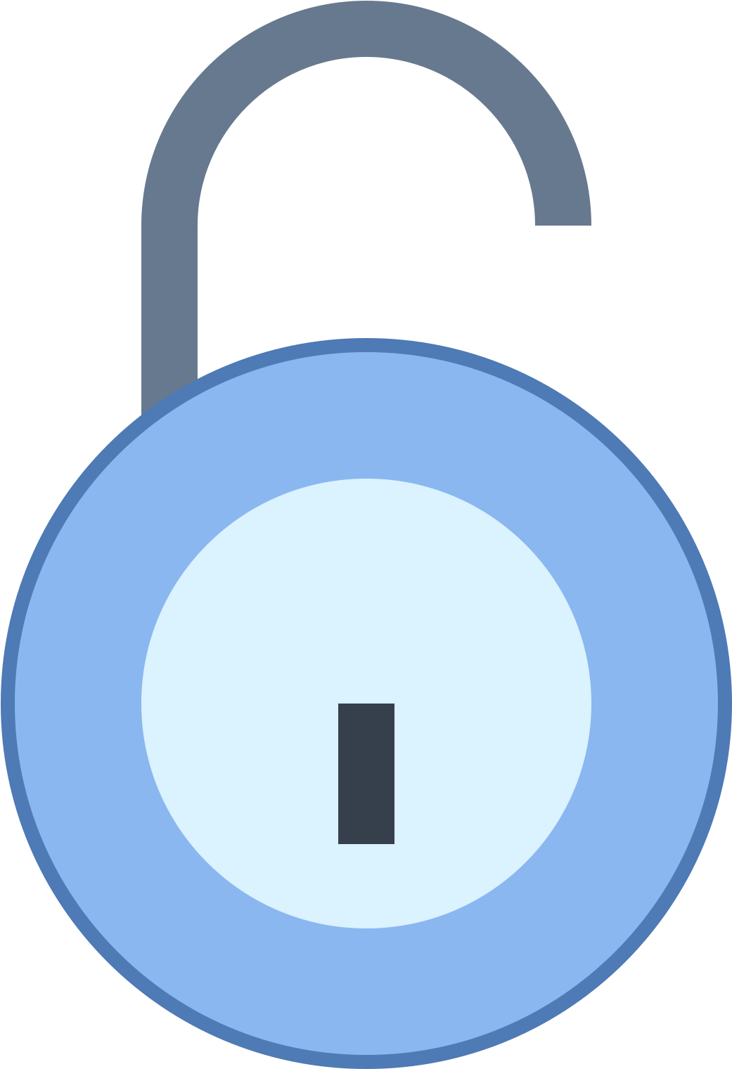 There Is A Circle To Represent The Lock Mechanism - Portable Network Graphics Clipart (1600x1600), Png Download