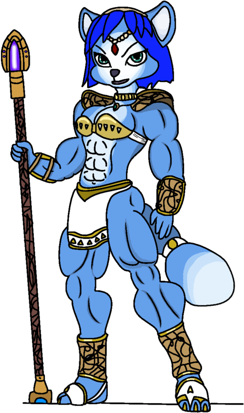 Growth Drawing Warrior Download - Star Fox Muscle Krystal Clipart (1024x1008), Png Download