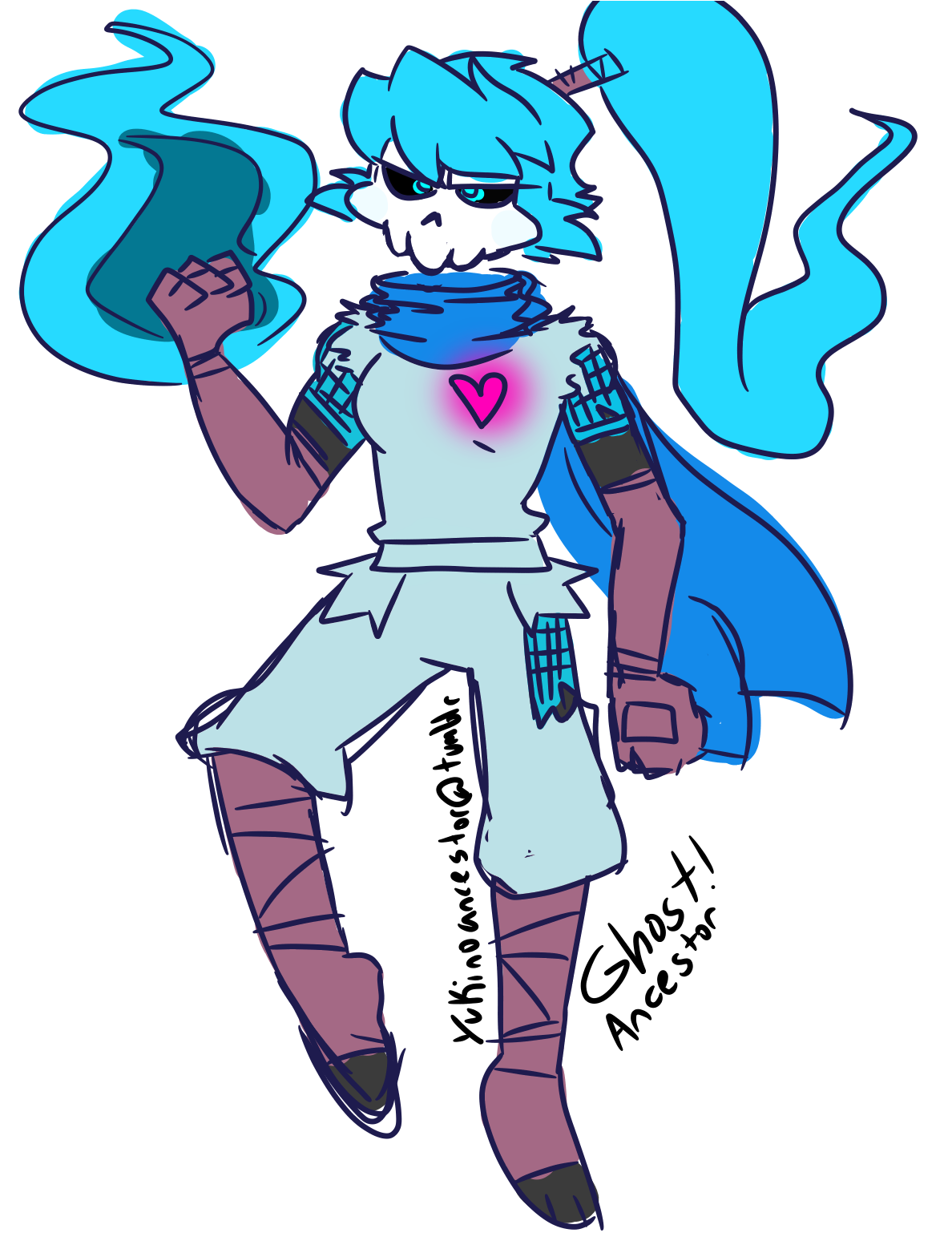 Did A Very Sketchy Version Of An Au Ive Been Thinking - Cartoon Clipart (1280x1580), Png Download