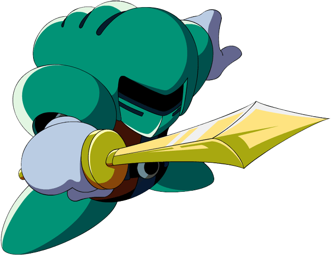 Sword Knight - Kirby Right Back At Ya Knight Clipart (698x504), Png Download